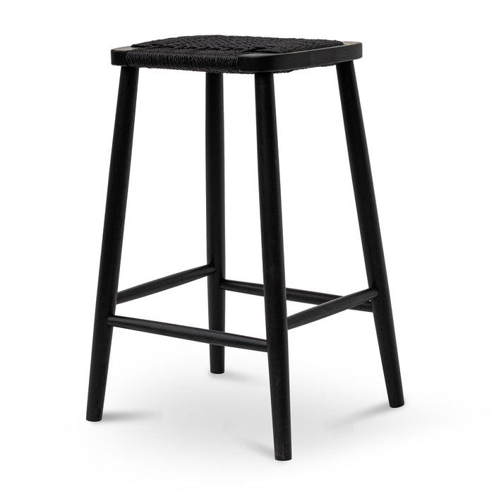 CBS8016-OW 65cm Bar Stool - Full Black