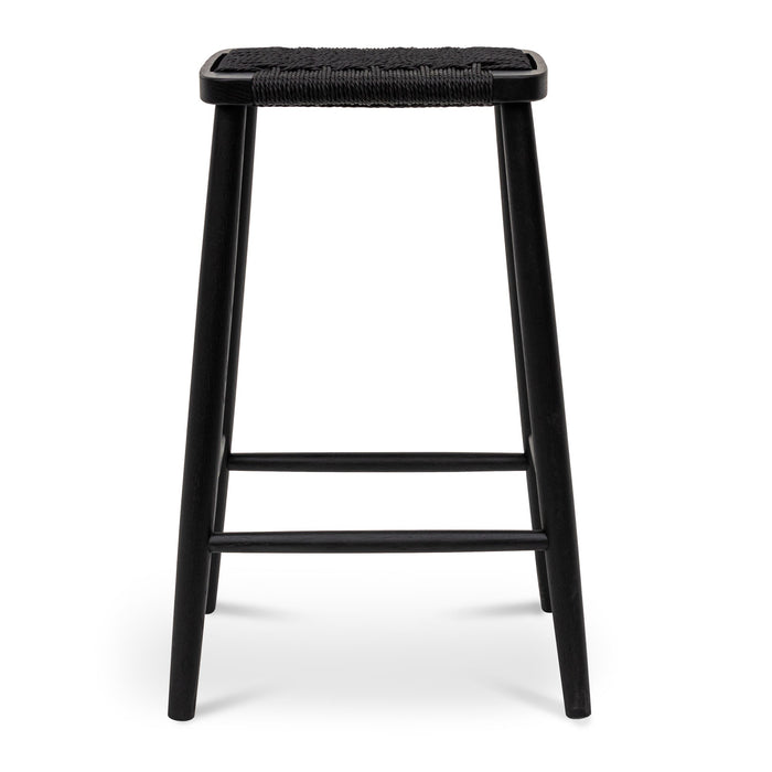 CBS8016-OW 65cm Bar Stool - Full Black