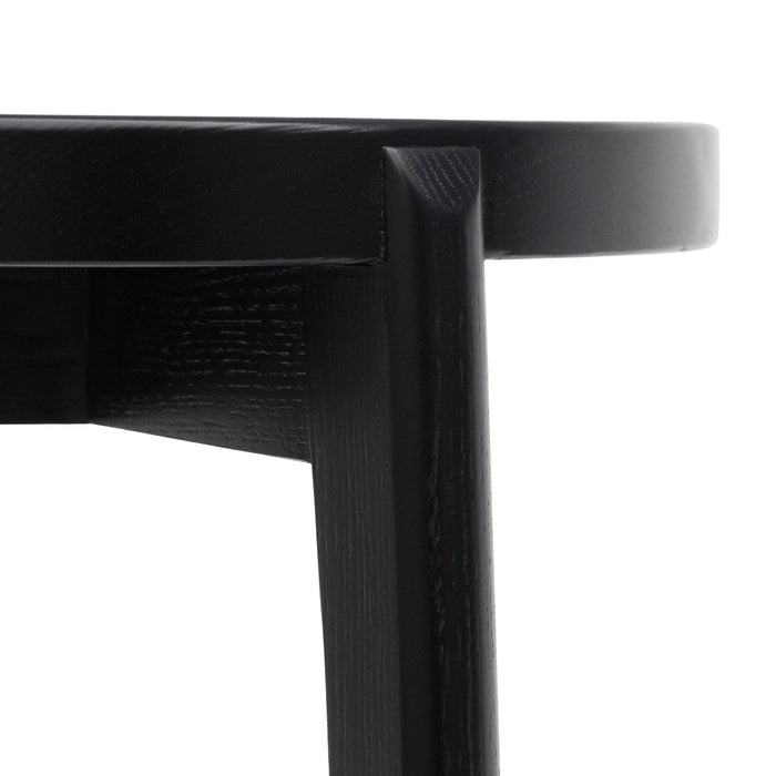 CBS8163-SU 65cm Solid wood Bar Stool - Full Black