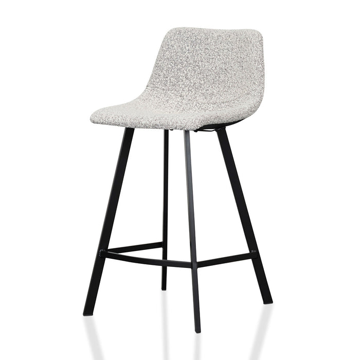 CBS8205-SE 65cm Bar Stool - Moonlit Pepper Boucle (Set of 2)