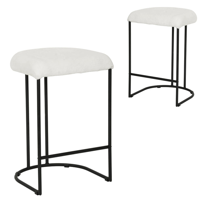 CBS8210-FH 65cm Bar Stool - Cloud Fur (Set of 2)