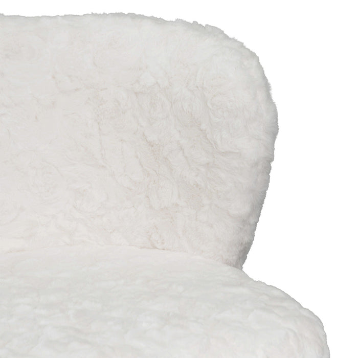 CBS8211-FH 65cm Fabric Bar Stool - Cloud Fur (Set of 2)