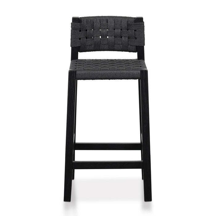 CBS8213-OW Rattan Bar Stool - Black