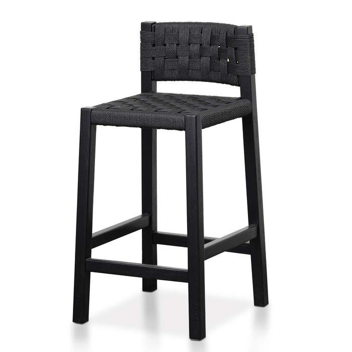 CBS8213-OW Rattan Bar Stool - Black