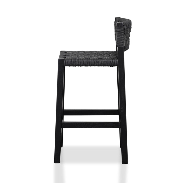 CBS8213-OW Rattan Bar Stool - Black