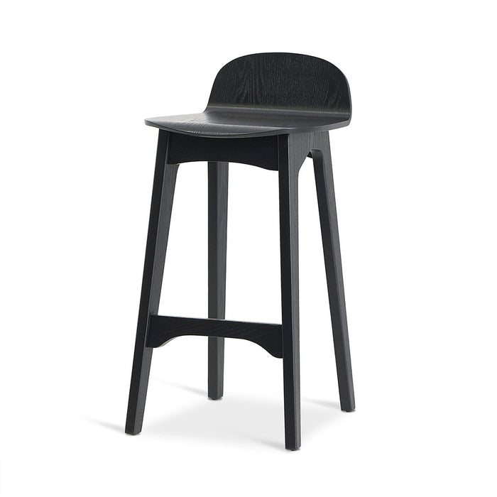 CBS8249-DR 65cm Bar Stool - Full Black