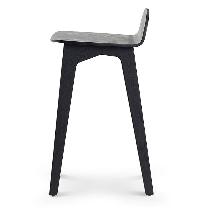 CBS8249-DR 65cm Bar Stool - Full Black