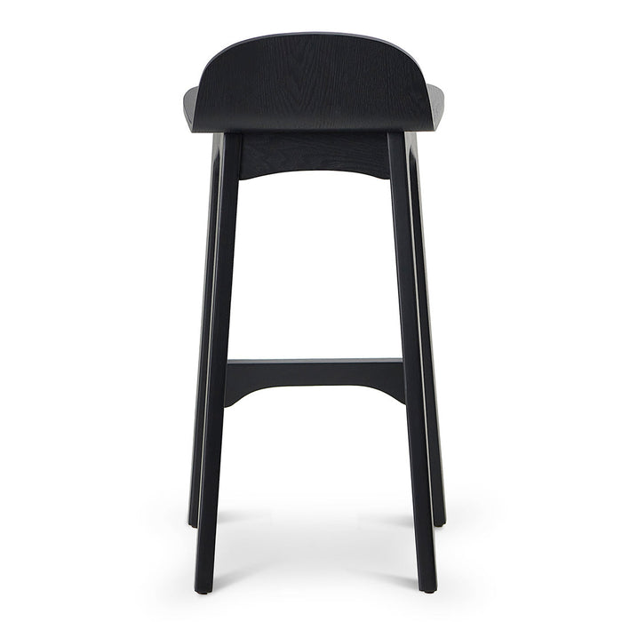 CBS8249-DR 65cm Bar Stool - Full Black