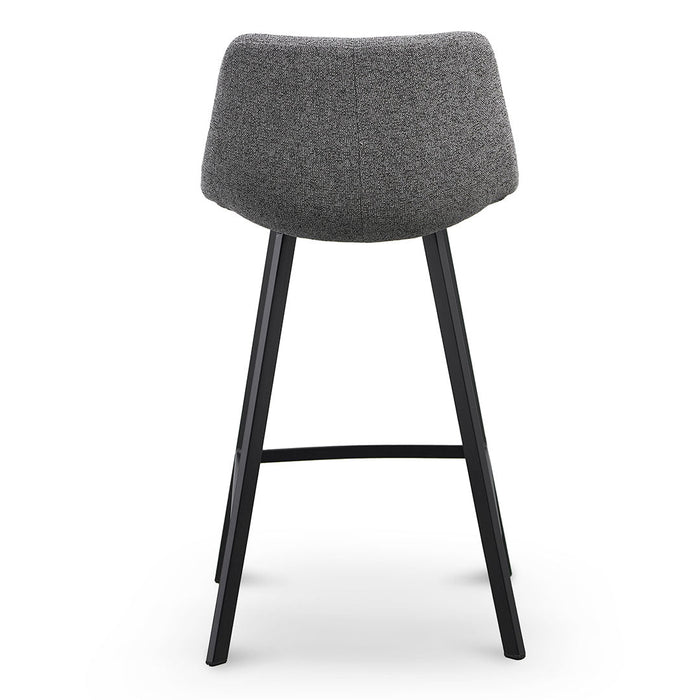 Duke 65cm Bar Stool - Spec Charcoal (Set of 2)