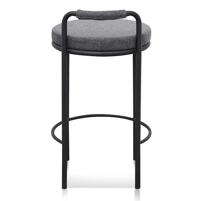 CBS8460-FHx2 65cm Bar Stool - Charcoal Grey (Set of 2)