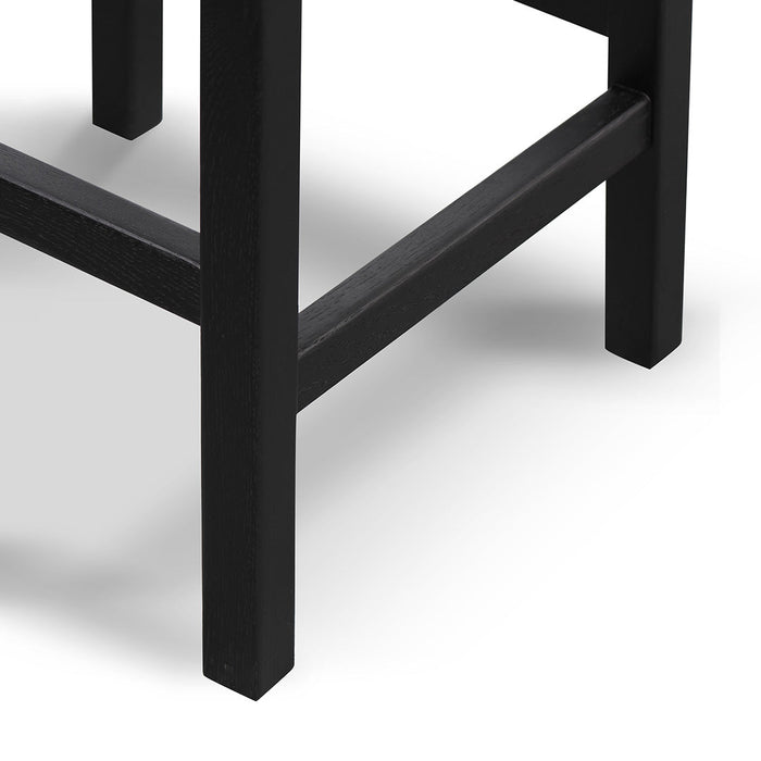 CBS8507-OW 65cm Rattan Bar Stool - Full Black