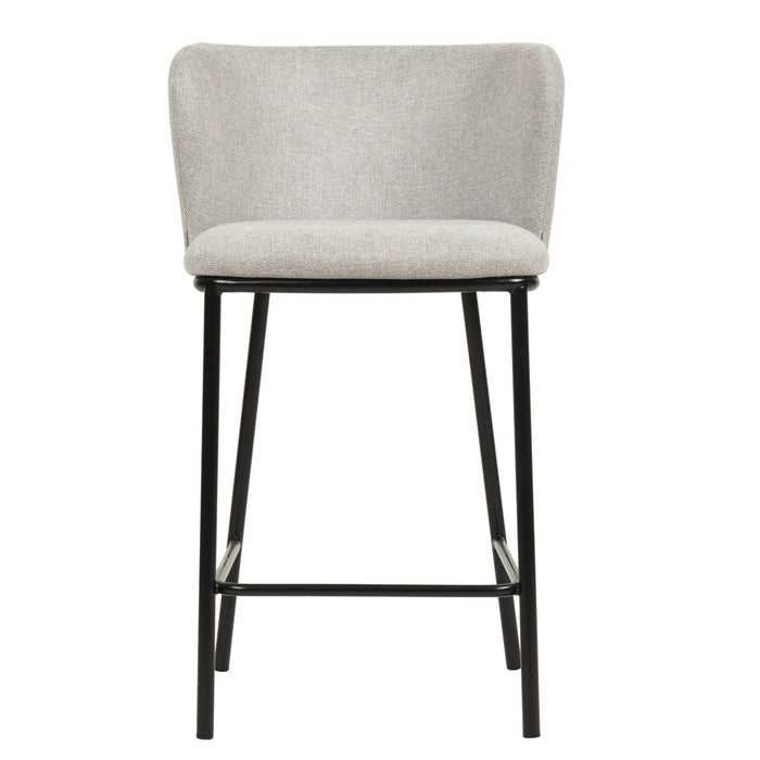 CBS8602-FHx2 65cm Bar Stool - Coastal Light Grey (Set of 2)