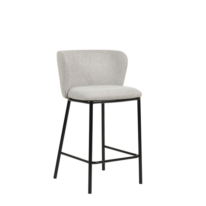 CBS8602-FHx2 65cm Bar Stool - Coastal Light Grey (Set of 2)