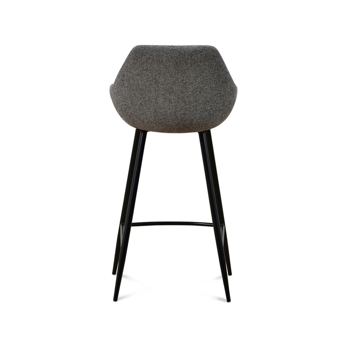 CBS8633-SE - 68cm Fabric Bar Stool - Spec Charcoal - (Set of 2)