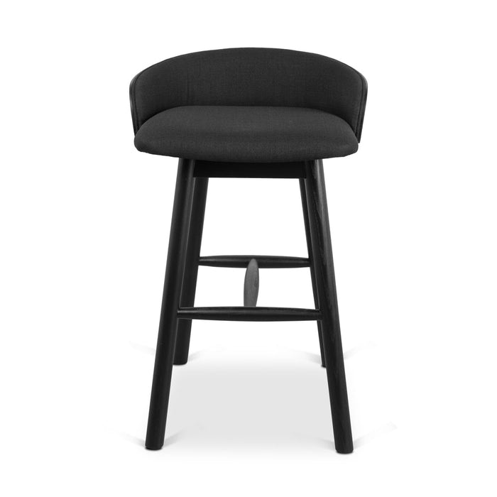 CBS8687-DR 65cm Bar Stool - Full Black