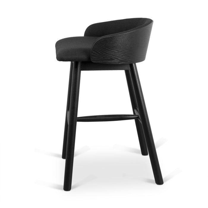 CBS8687-DR 65cm Bar Stool - Full Black