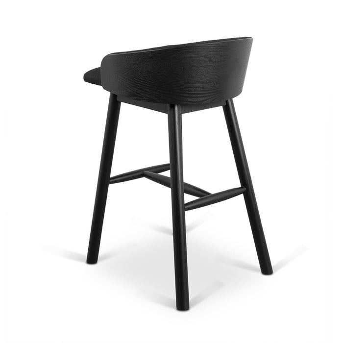 CBS8687-DR 65cm Bar Stool - Full Black