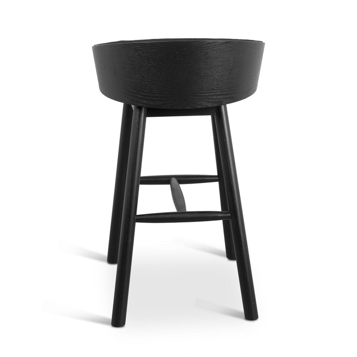 CBS8687-DR 65cm Bar Stool - Full Black