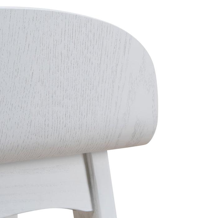 CBS8688-DR 65cm Bar Stool - Full White