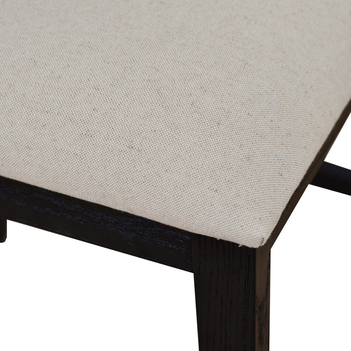 Margie Black Elm Barstool - Dawn Beige