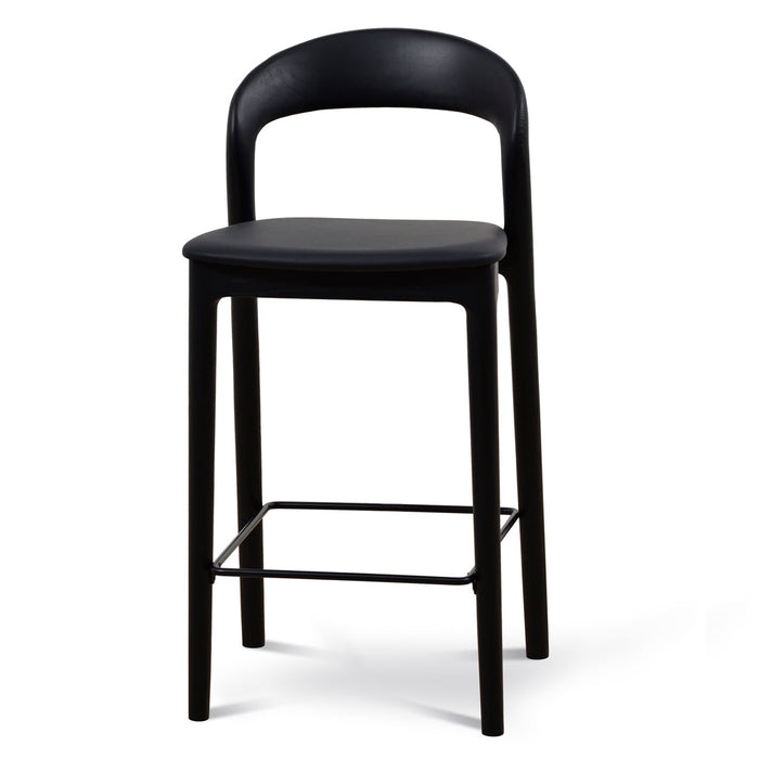 CBS8814-SD 65cm Bar Stool - Full Black (Set of 2)