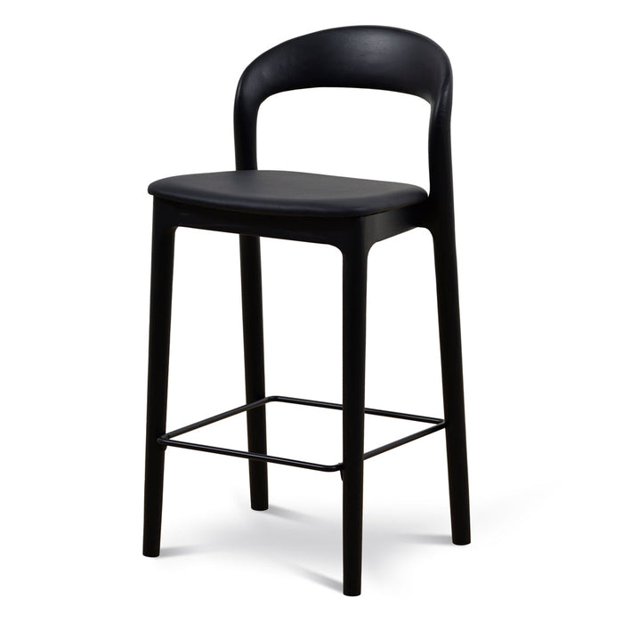 CBS8814-SD 65cm Bar Stool - Full Black (Set of 2)