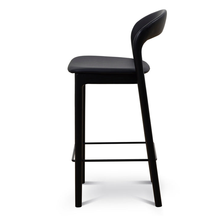 CBS8814-SD 65cm Bar Stool - Full Black (Set of 2)