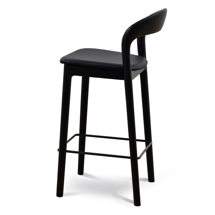 CBS8814-SD 65cm Bar Stool - Full Black (Set of 2)