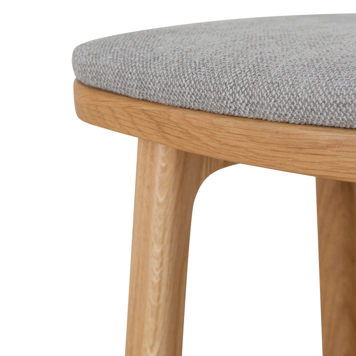 CBS8868-OW 67cm Natural Bar Stool - Grey