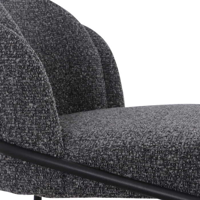 CBS8904-ST 65cm Bar Stool - Anthracite Grey Boucle (Set of 2)