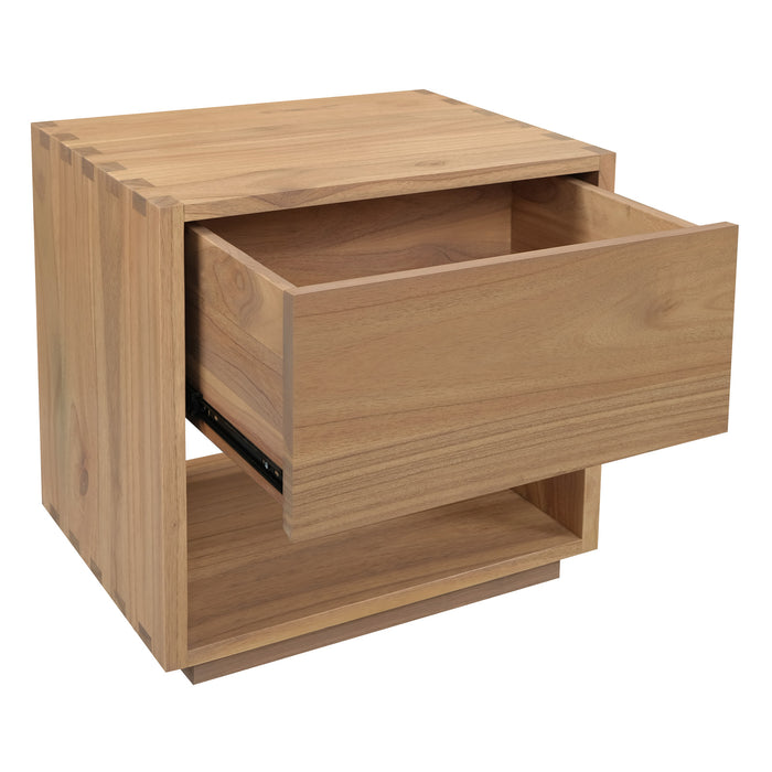 Oscar 1 Drawer Side Table (Natural)
