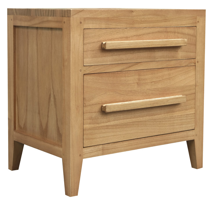 Dion 2-Drawer Bedside Table (Natural)