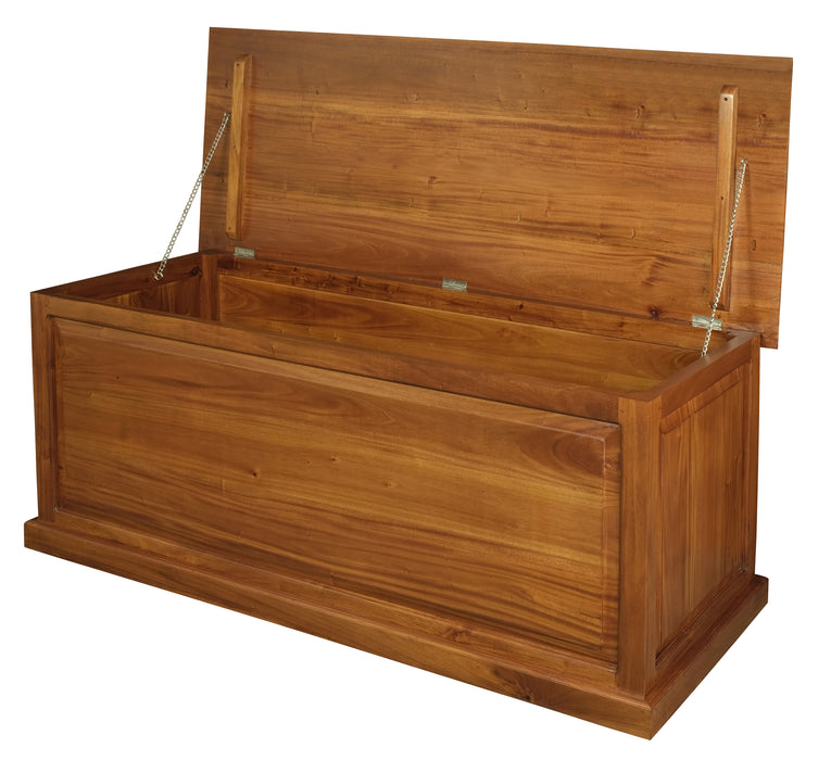 Tasmania Blanket Box - Large (Light Pecan)