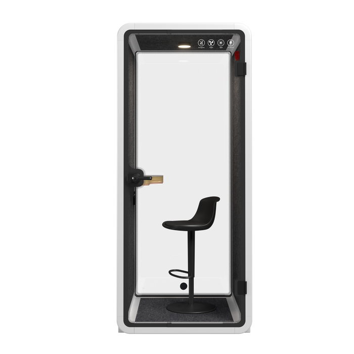 Silent Phone Booth Small White by Humble Office