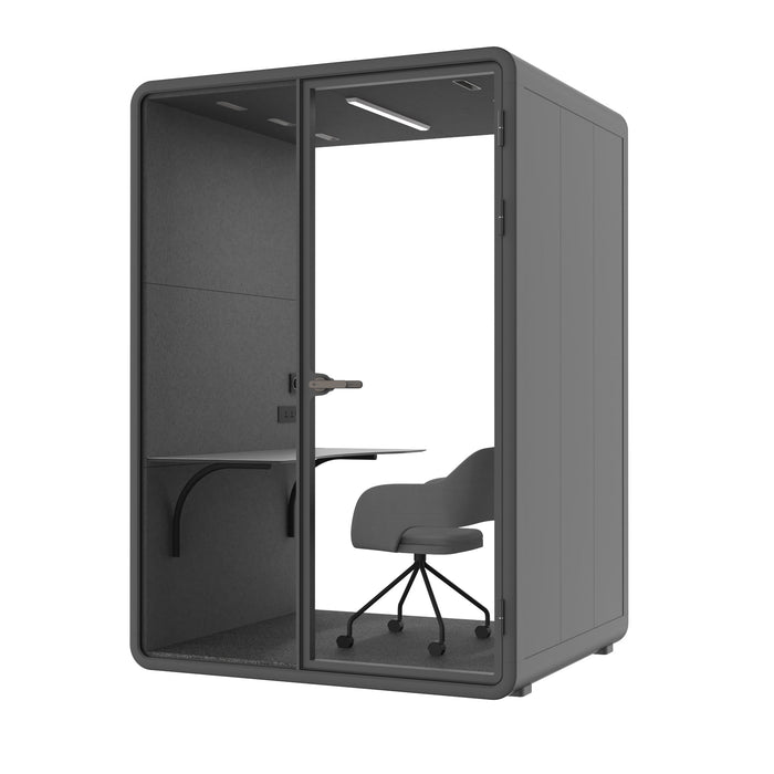 Evolve Medium Office Pod - Black By Humble Office