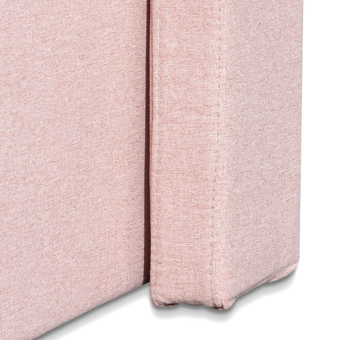 CBD6357-YO Fabric King Bed - Blush Pink with Storage