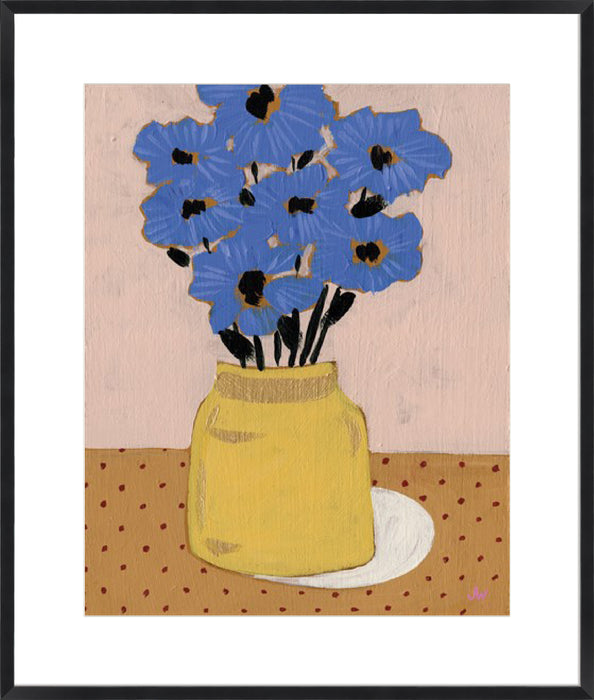 Blossoming Blues Wall Art