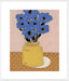 Blossoming Blues Wall Art