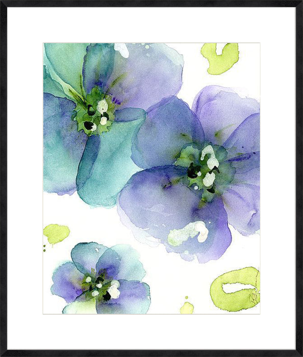 Blue Flowers Wall Art