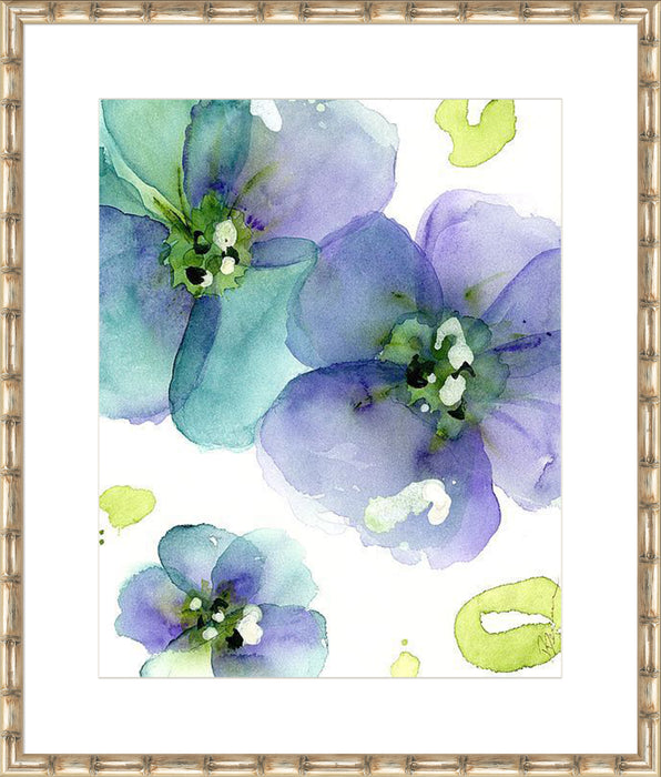 Blue Flowers Wall Art