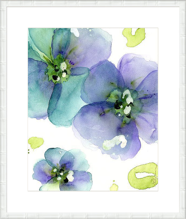 Blue Flowers Wall Art