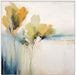 Blue Green Flowers I Wall Art