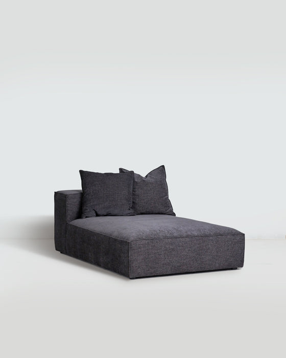 Cosmos Chaise - Charcoal