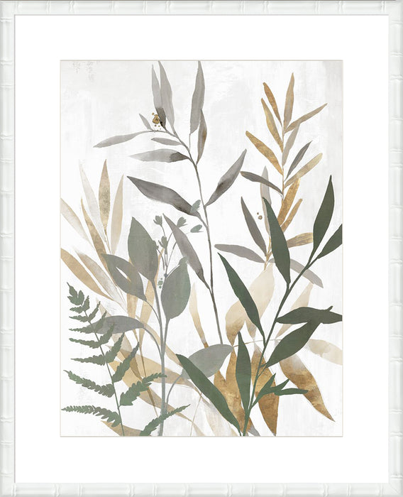 Botanical Blue Leaves II Wall Art