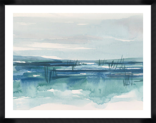 Bright Blue Marsh II Wall Art