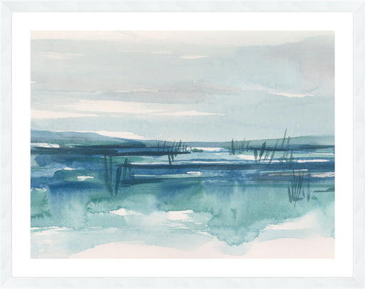 Bright Blue Marsh II Wall Art
