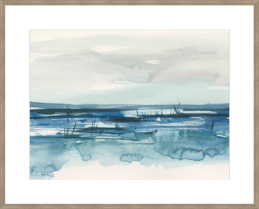 Bright Blue Marsh I Wall Art