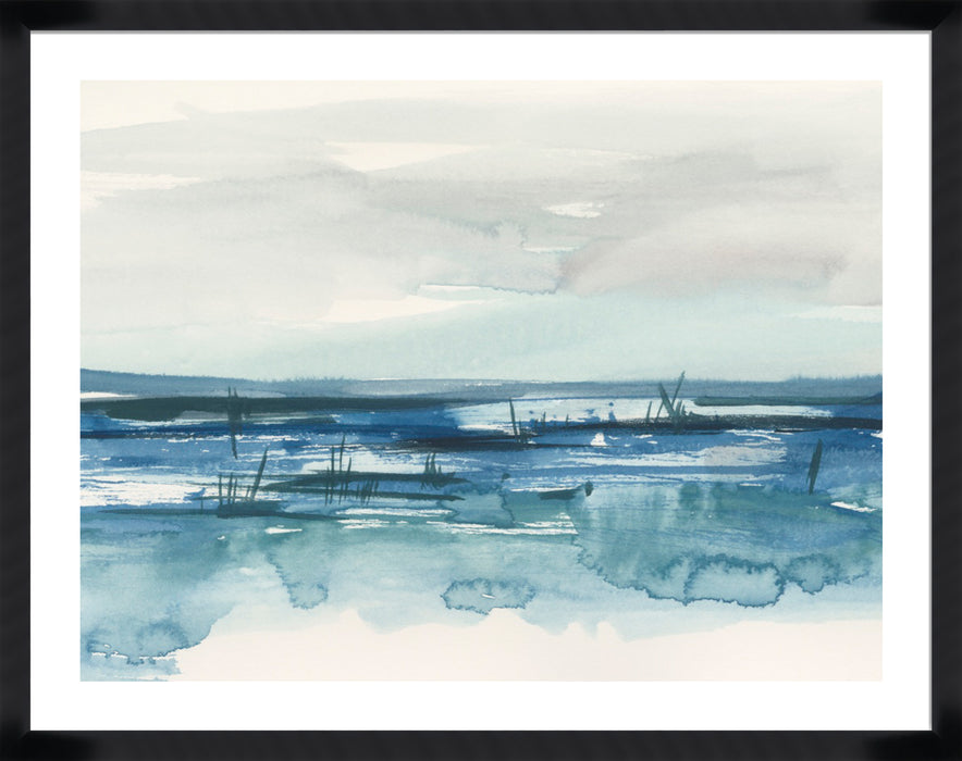 Bright Blue Marsh I Wall Art