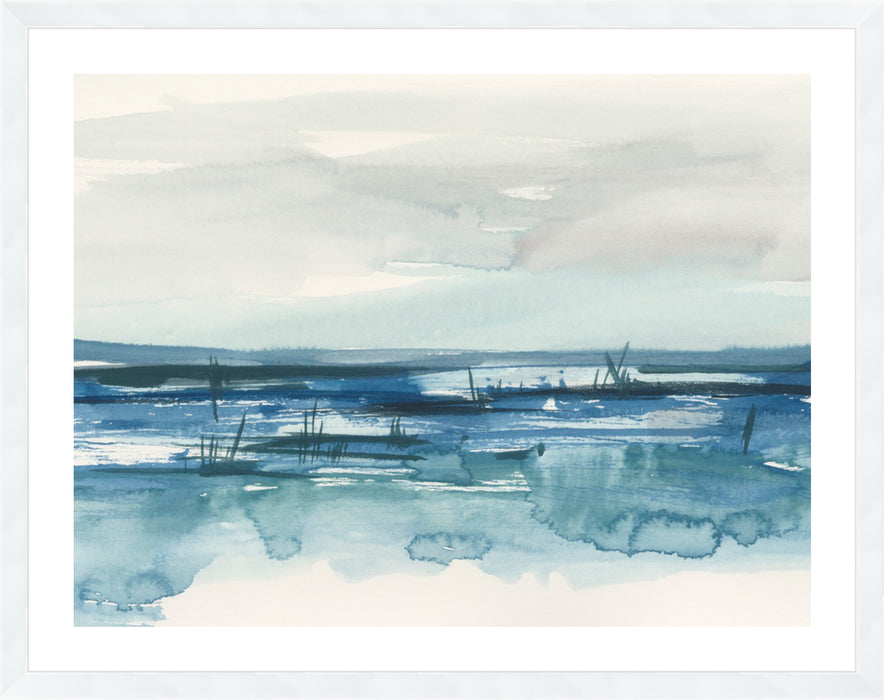 Bright Blue Marsh I Wall Art