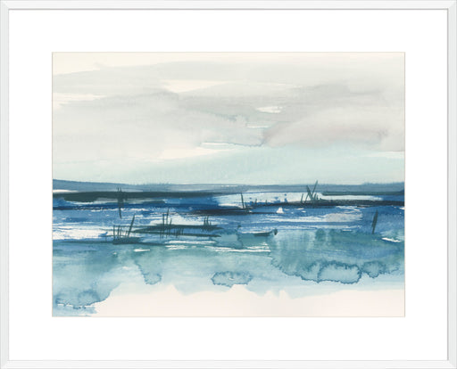 Bright Blue Marsh I Wall Art